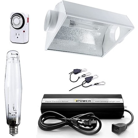 Ipower Grow Light Set includes 1000 watt digital electronic ballast +FREE Hanger Set GLSETX1000DHAC6